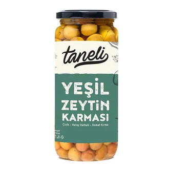 Taneli Yeşil Zeytin Karması 300 G