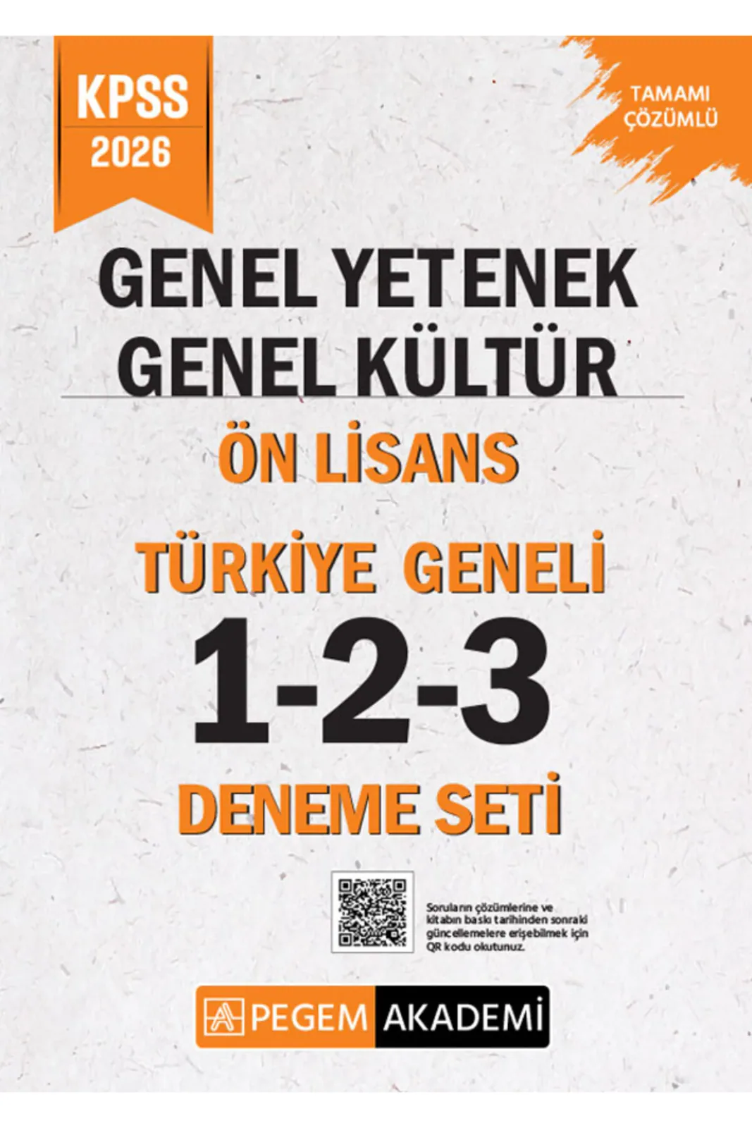 2026 KPSS Genel Yetenek Genel Kültür Ön Lisans Deneme Seti