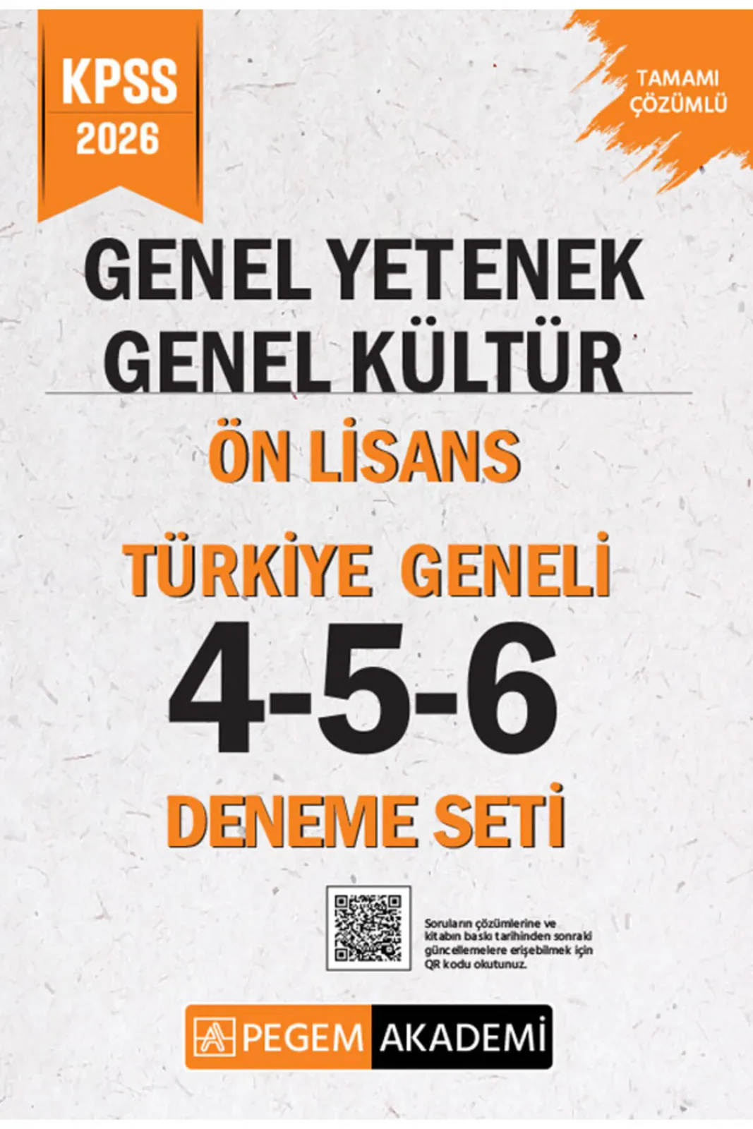 2026 KPSS Genel Yetenek Genel Kültür Ön Lisans Deneme Seti