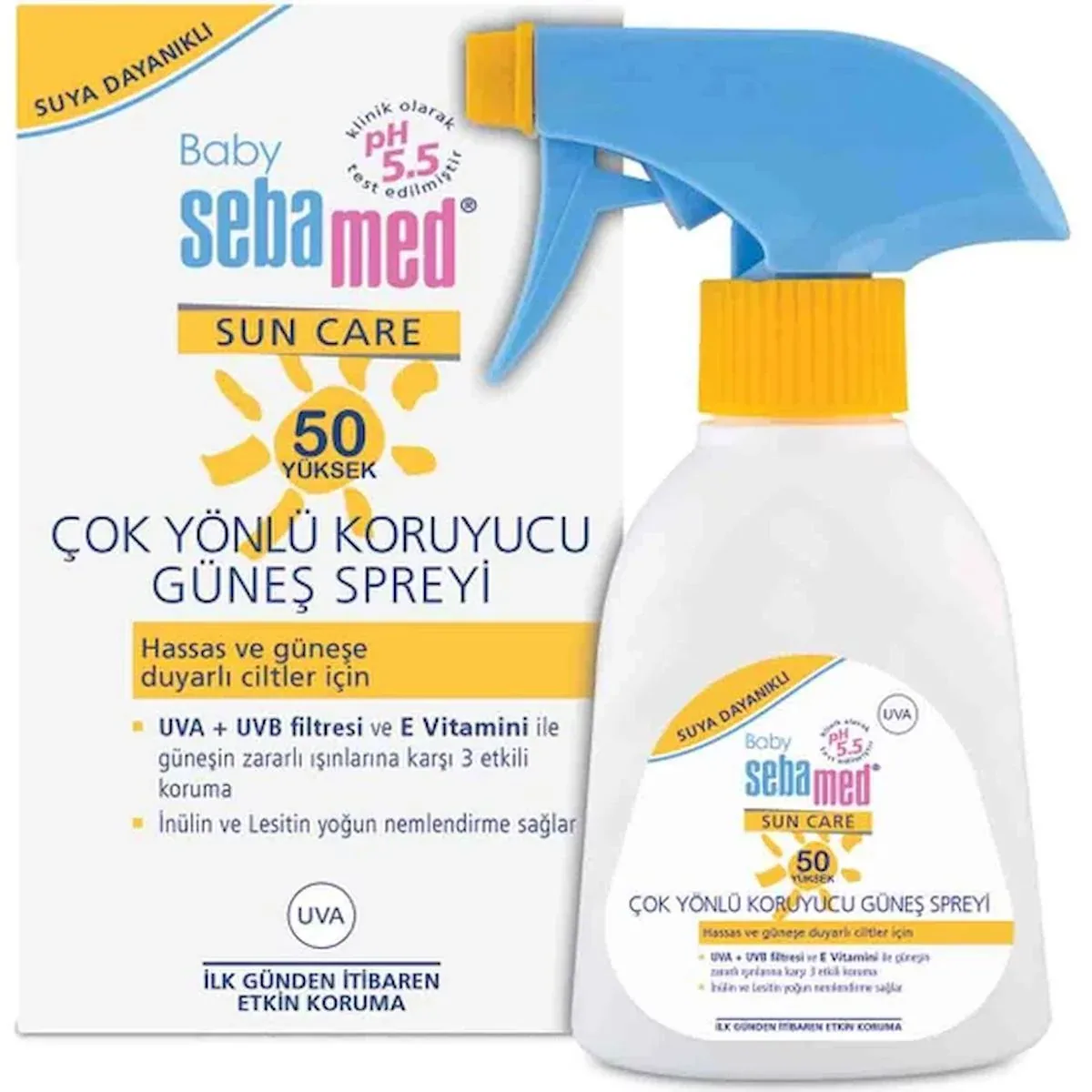 Sebamed Bebek Güneş Spreyi SPF 50 Faktör 200 ml