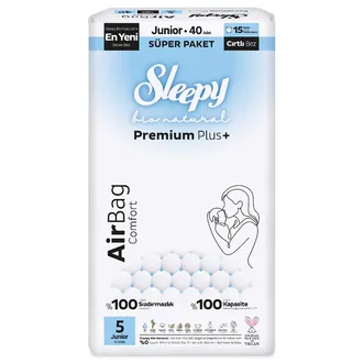 Sleepy Bio Natural Airbag No 5 Junior 40'lı