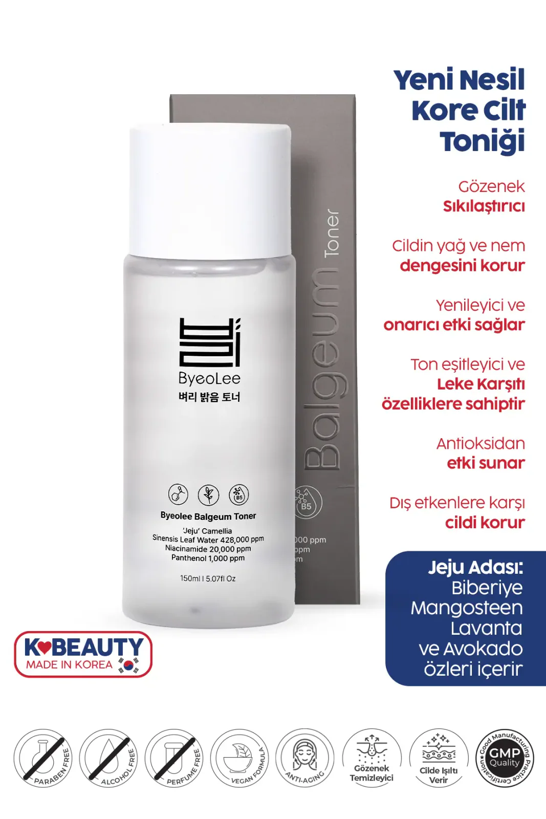 Balgeum Jeju Gözenek Sıkılaştırıcı Tonik 150ml
