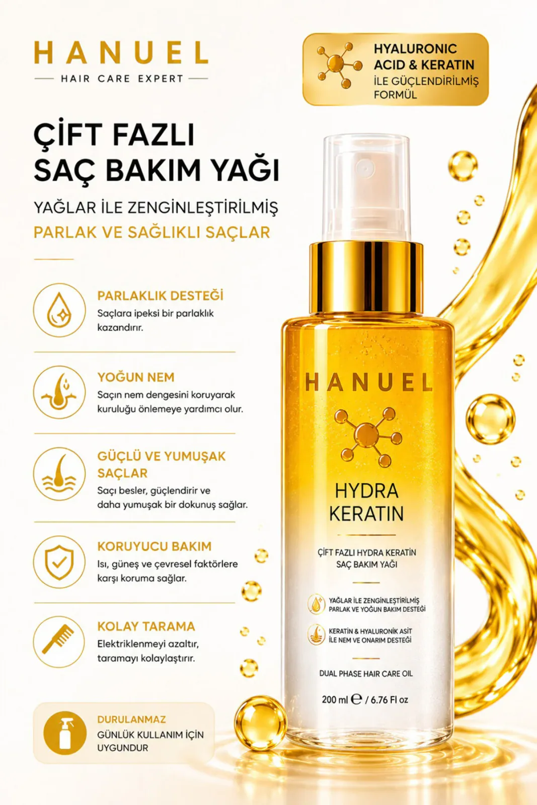 HYDRA KERATİN ÇİFT FAZLI
