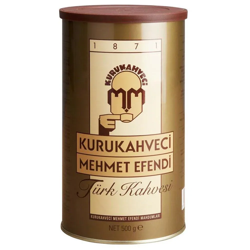 Kurukahveci Mehmet Efendi Türk Kahvesi Teneke 500 gr