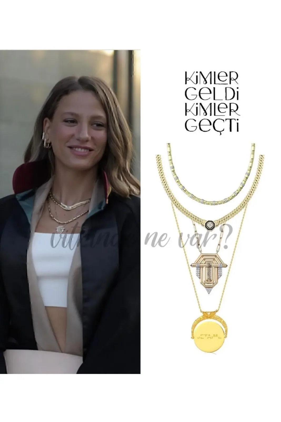 Serenay 2 li Kolye seti