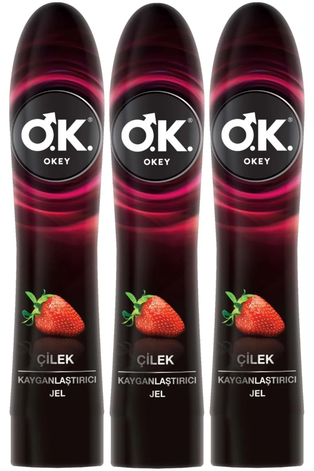 Kayganlaştırıcı Jel 100ML Çilekli (3 Lü Set)