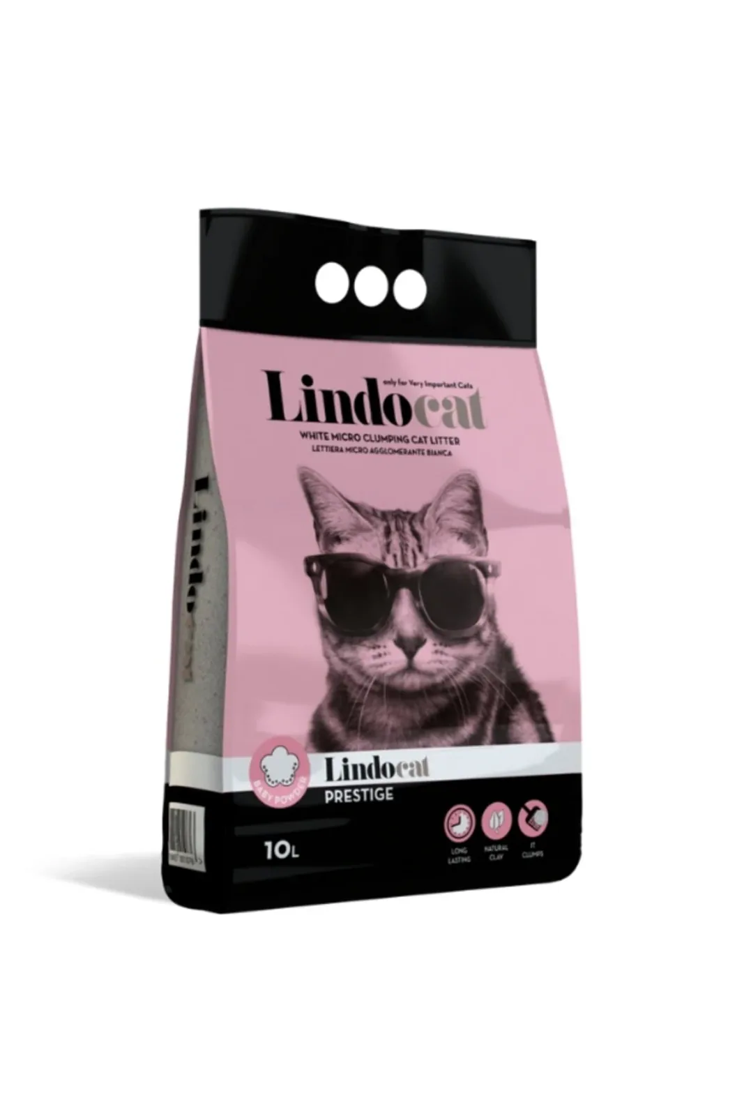 Lindocat Prestige Bebek Pudralı Kedi Kumu 10 Lt