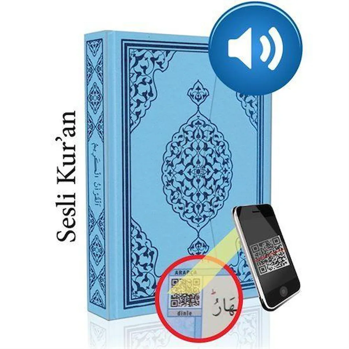 Bilgisayar Hatlı Kur'an-ı Kerim (Orta Boy Mavi Kapak)
