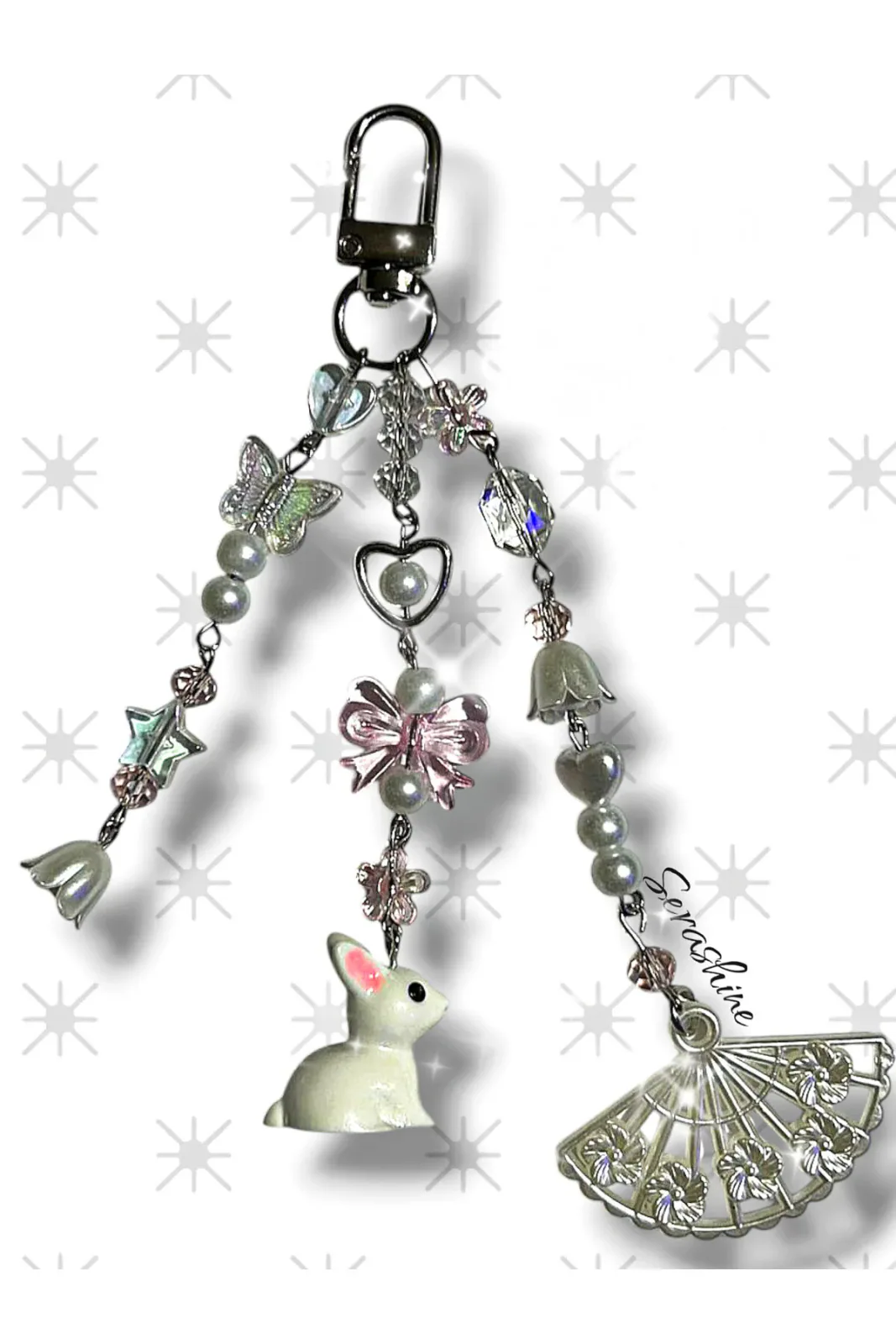 Rabbit Anahtarlık Charm Y2K Coquette Yenitrend Hediyelik