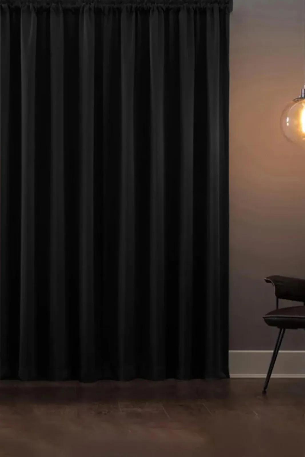 Blackout Işık Geçirmez Fon Perde V-09 Bordo