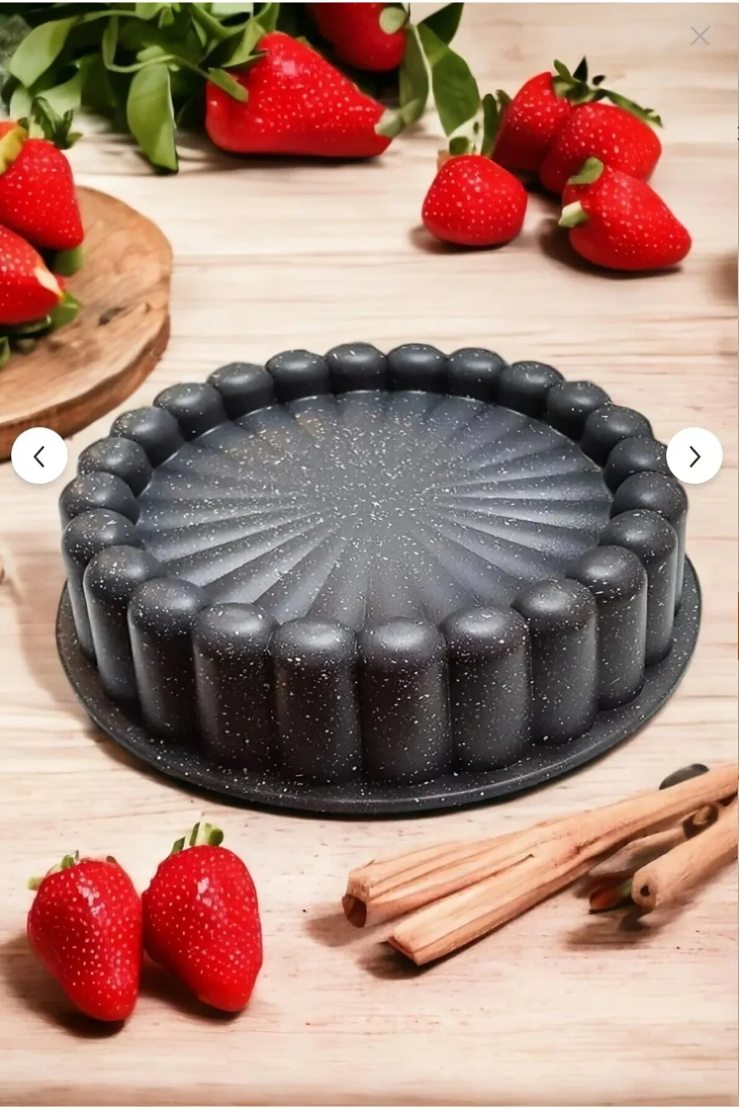 Tart Kek Kalıbı 26 cm Siyah