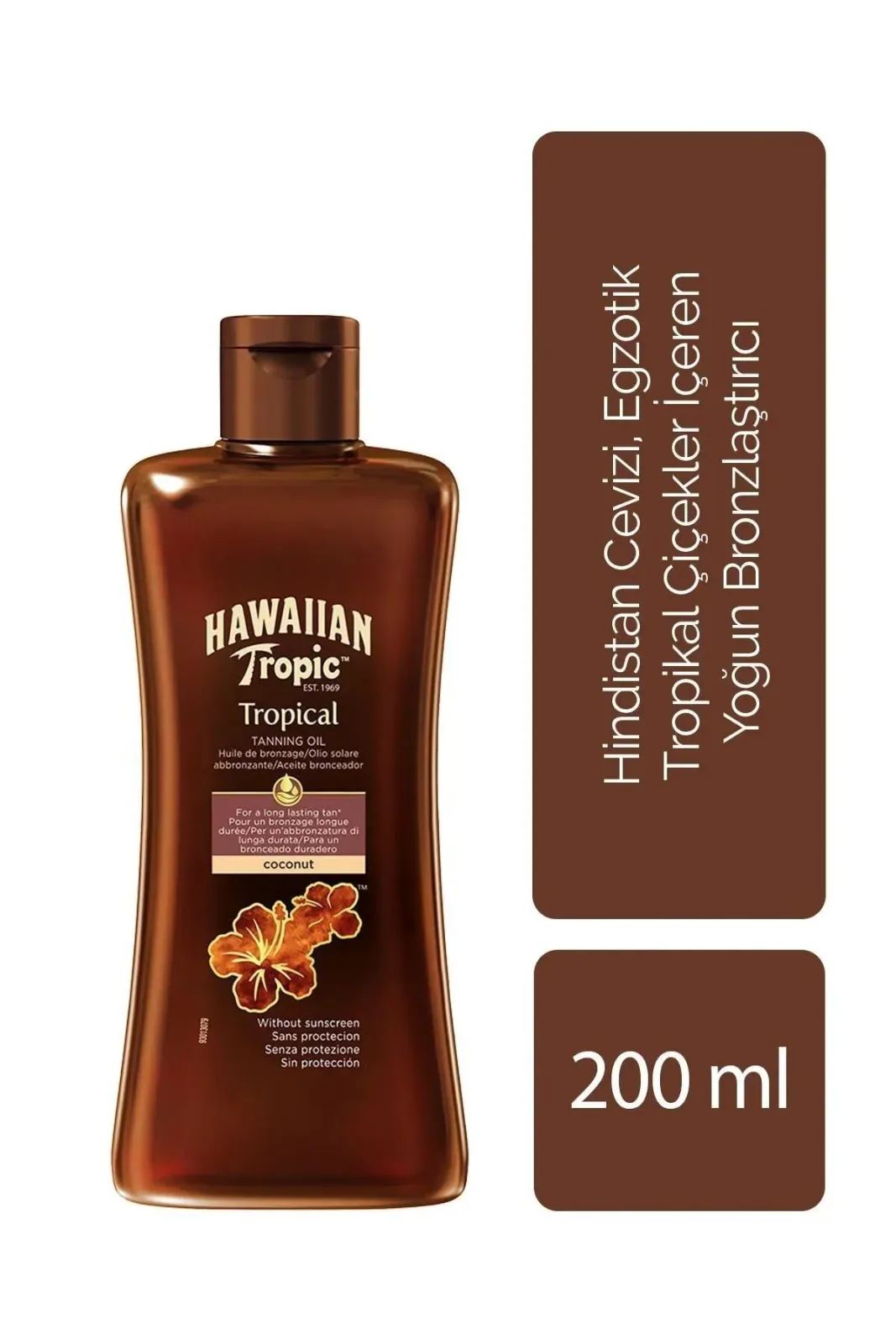 Yoğun Bronzlaştırıcı Yağ 200 ml