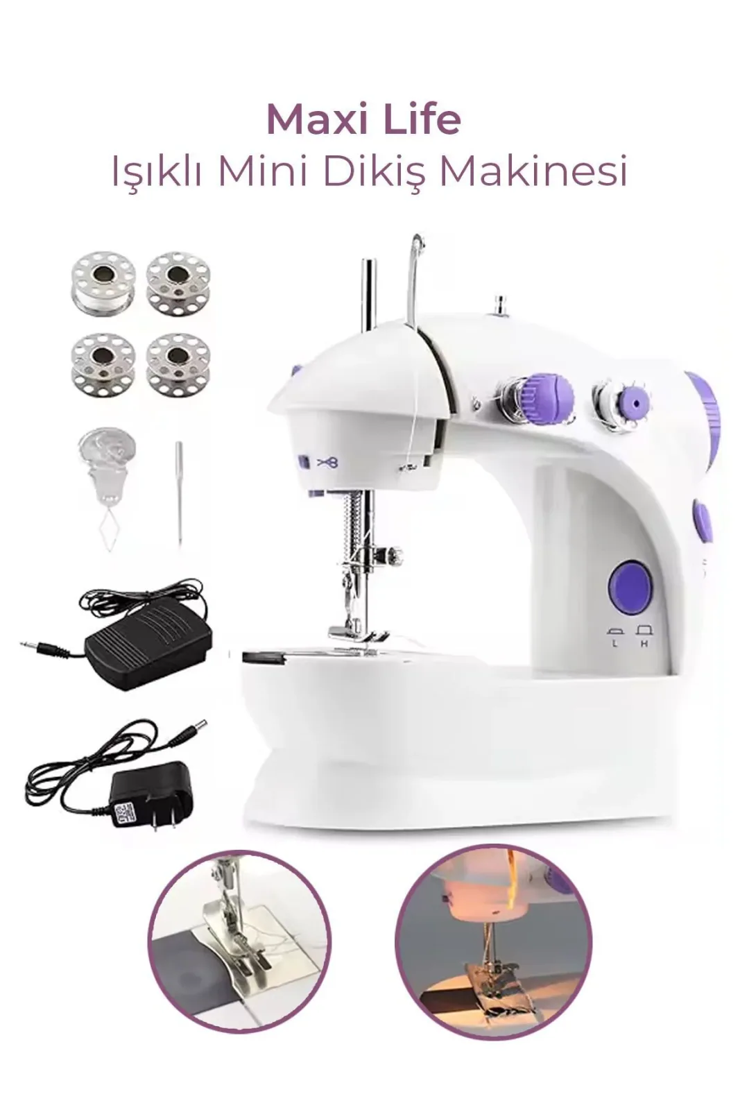 Mini Pedallı Sewing Ev Tipi Dikiş Makinesi