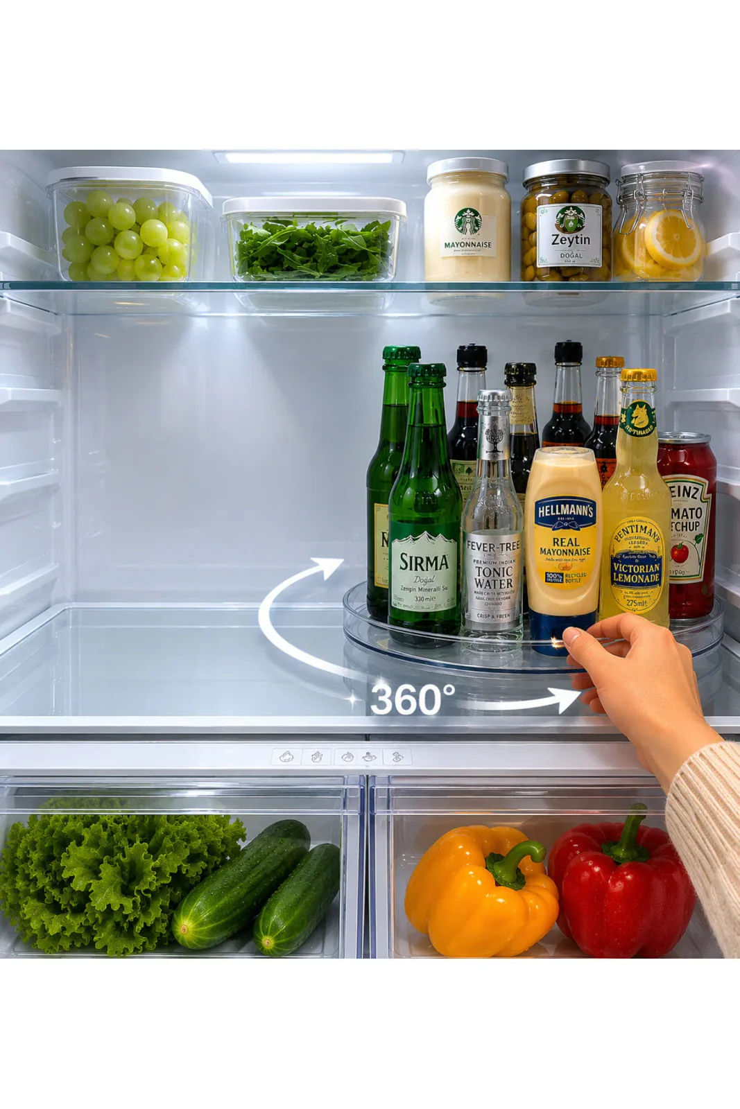 360 Derece Dönen Organizer
