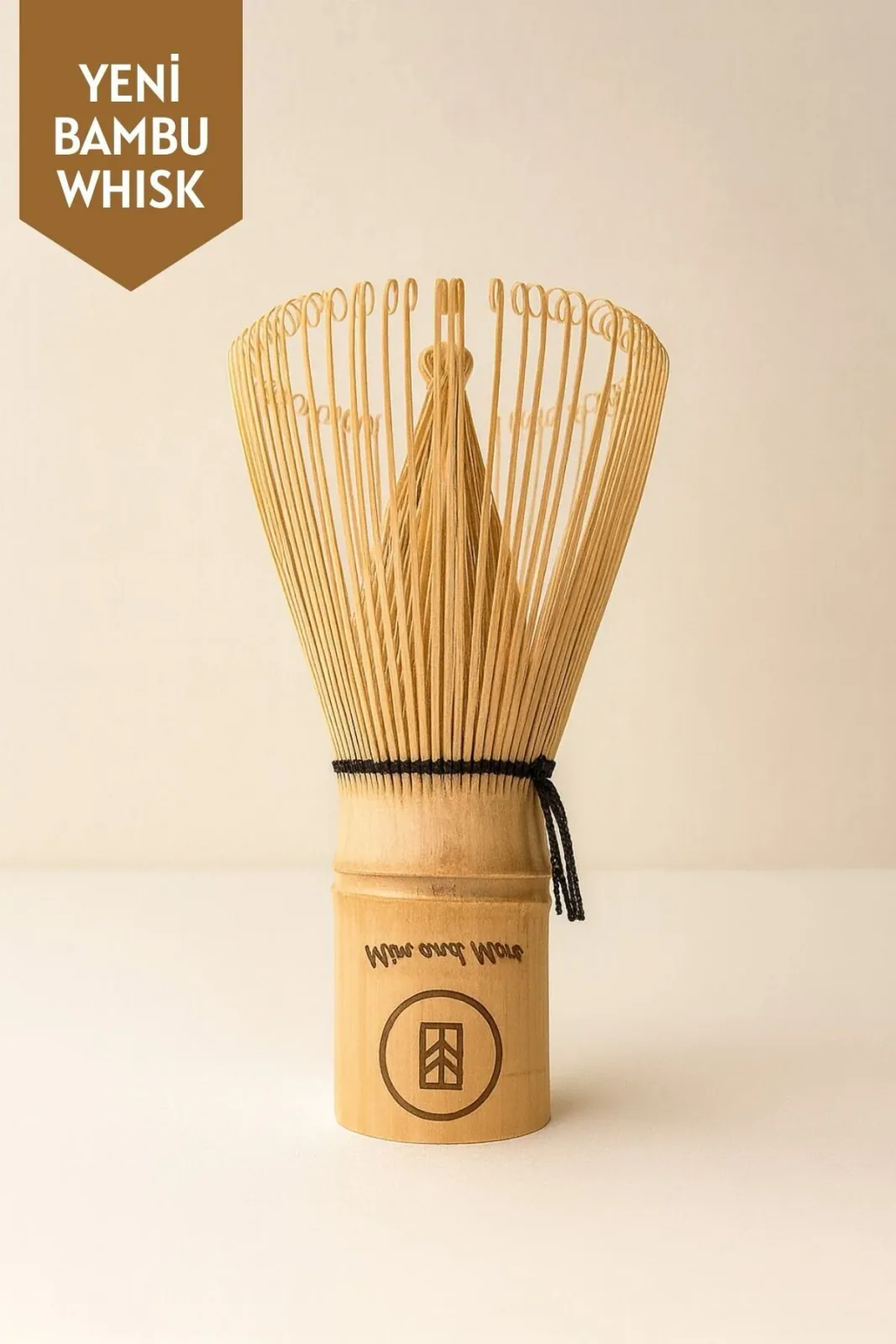 Matcha Whisk El Yapımı Özel Bambu Köpürtücü