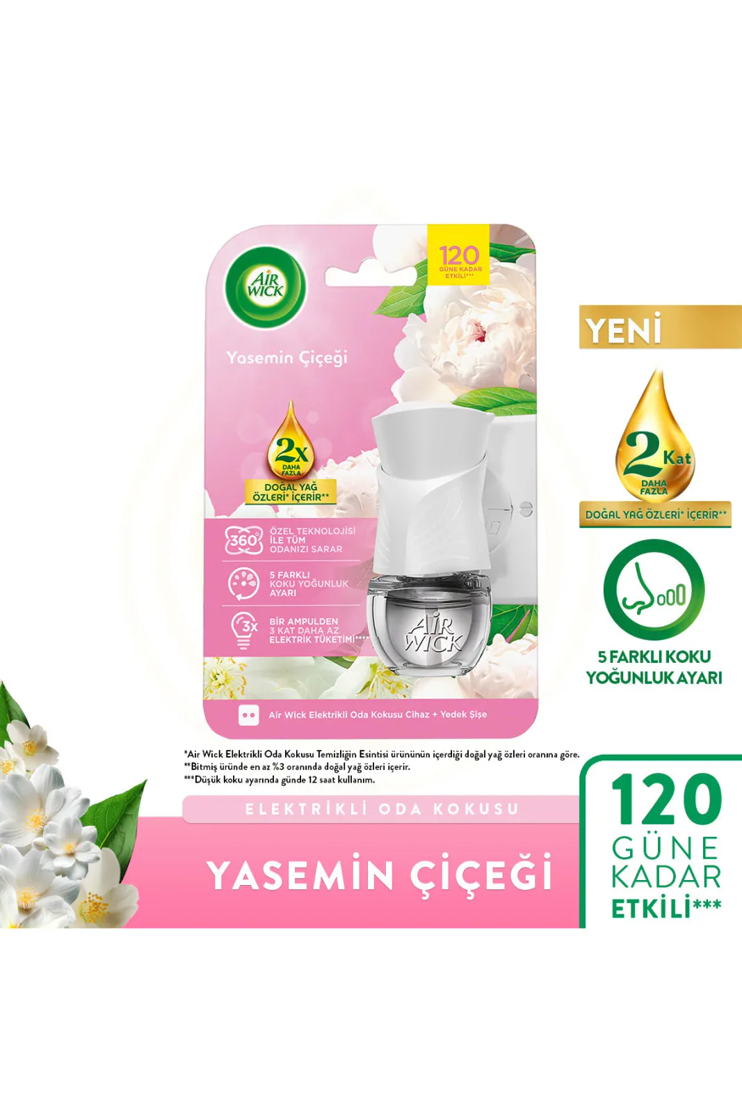 Elektrikli Oda Kokusu Kit Yasemin Çiçeği
