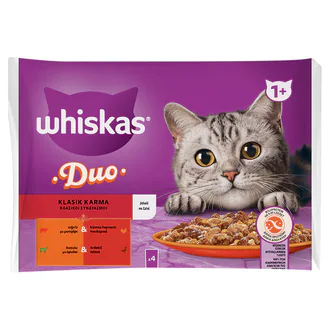 Whiskas Tasty Duo Klasik Karma 4 X 85 G