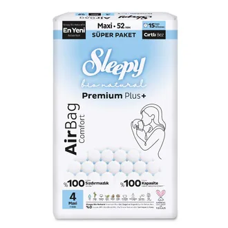 Sleepy Bio Natural Airbag Comfort No 4 Maxi 52'li