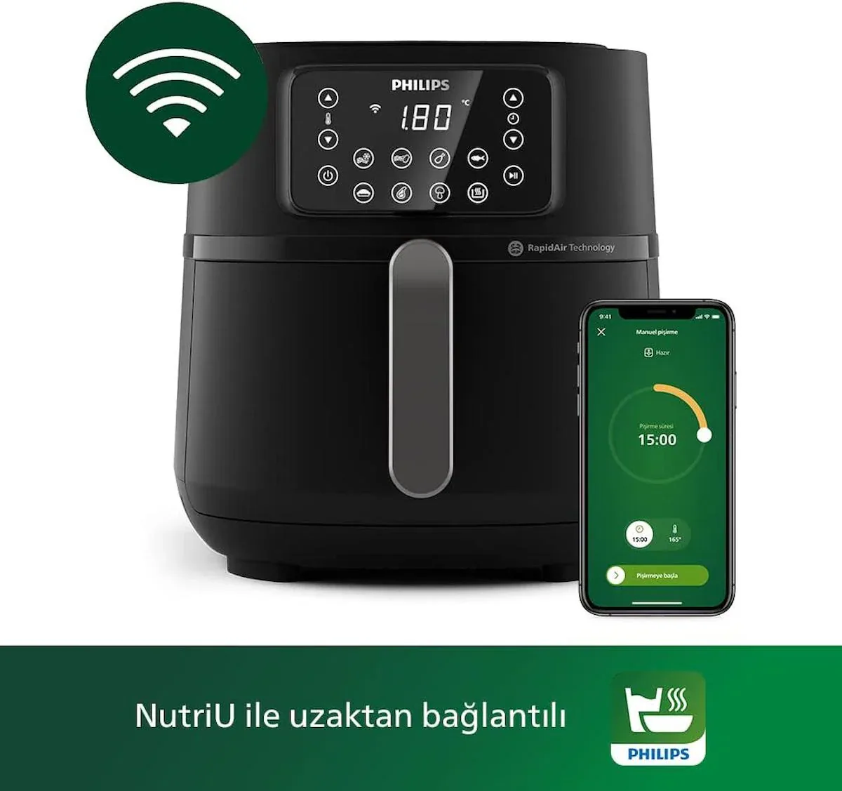 Philips Airfryer HD9285/96 5000 Serisi XXL 7.2 lt Yağsız Fritöz