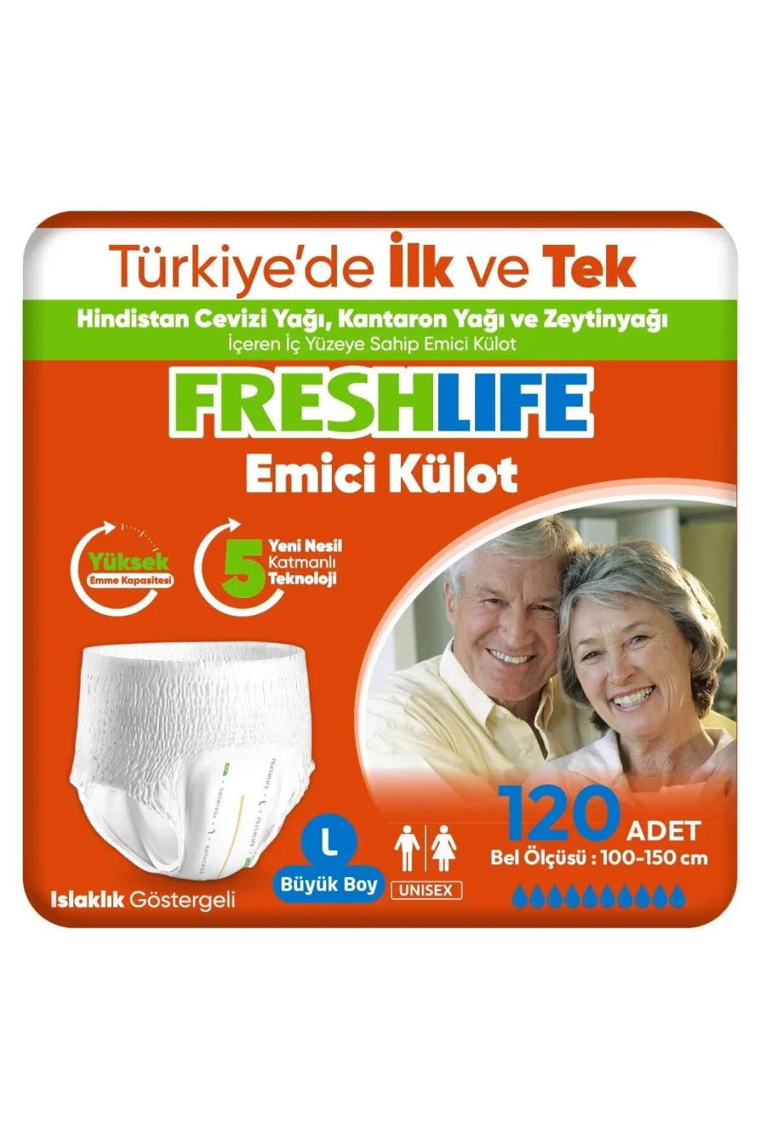 Large Emici Külot 30’lu 4 Paket (120 Adet)