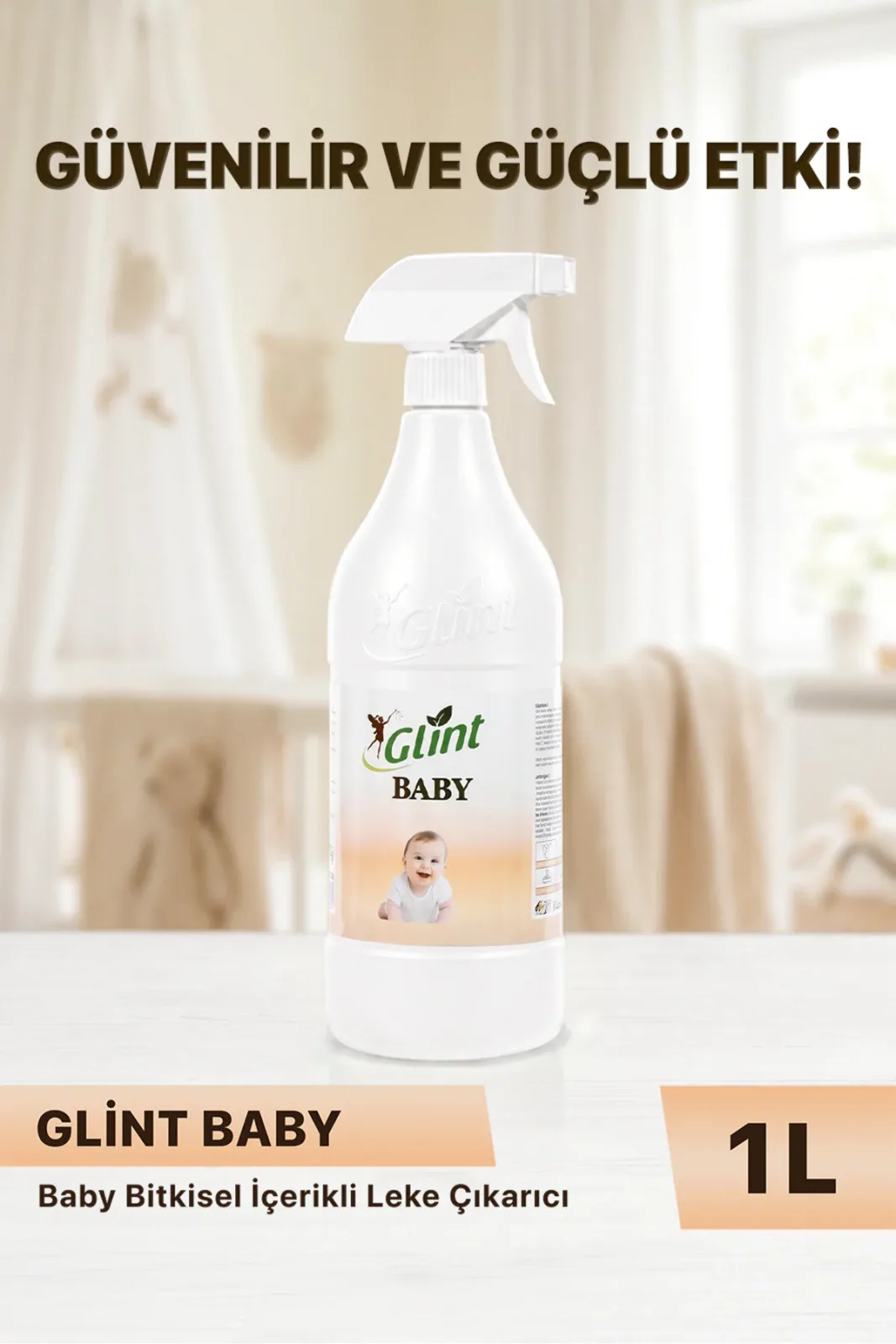 Baby Bitkisel İçerikli Çamaşır Leke Çıkarıcı 1 Litre