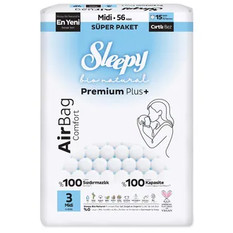 Sleepy Bio Natural Airbag No 3 Midi 56'lı