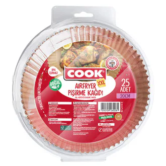 Cook Airfryer Pişirme Kağıdı XXL 25'li