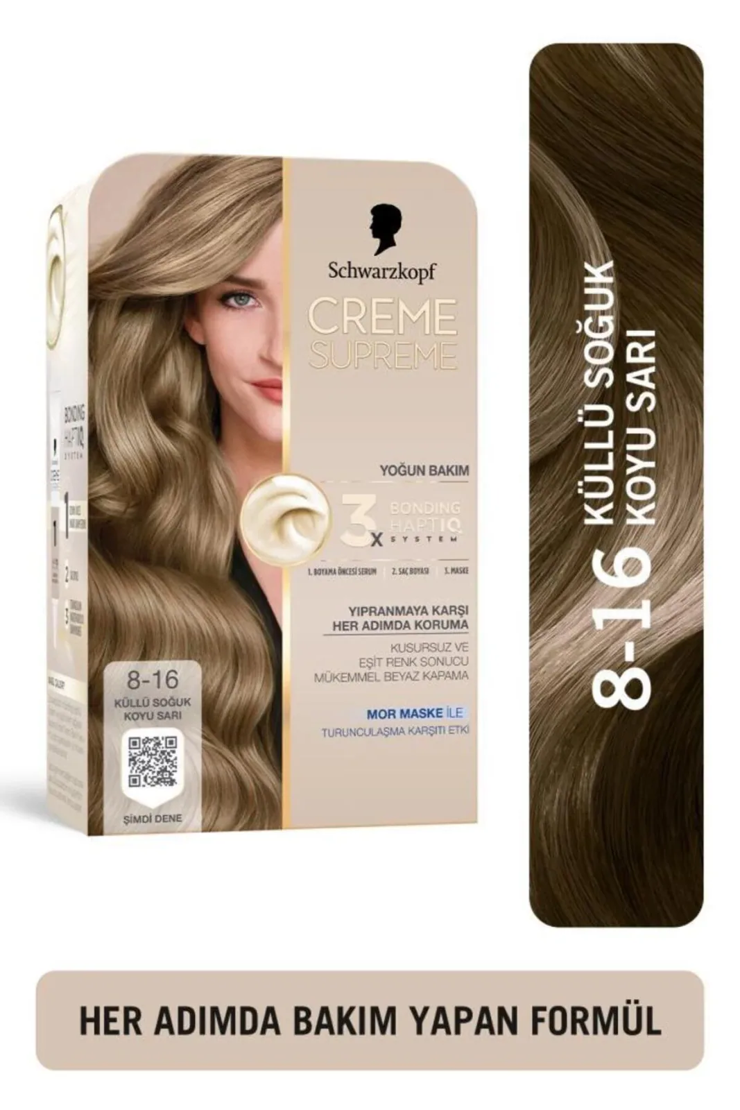 Creme Supreme 8-16 Küllü Soğuk Koyu Sarı