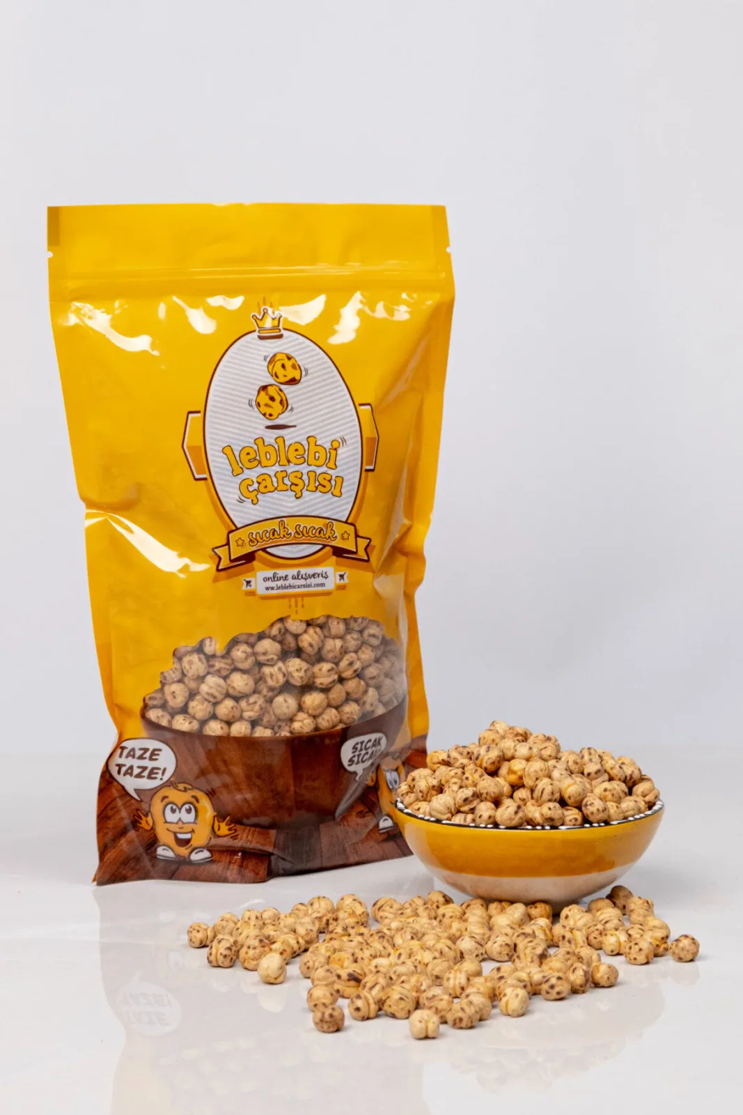 Kavrulmuş Duble Sarı Leblebi (TUZSUZ) - 400 gr