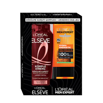 L'oreal Hydra Energetic Duş Jeli 300 Ml + Elseve Şampuan 400 Ml
