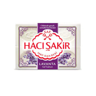 Hacı Şakir Lavanta Beyaz Kalıp Sabun 4 x 150 G