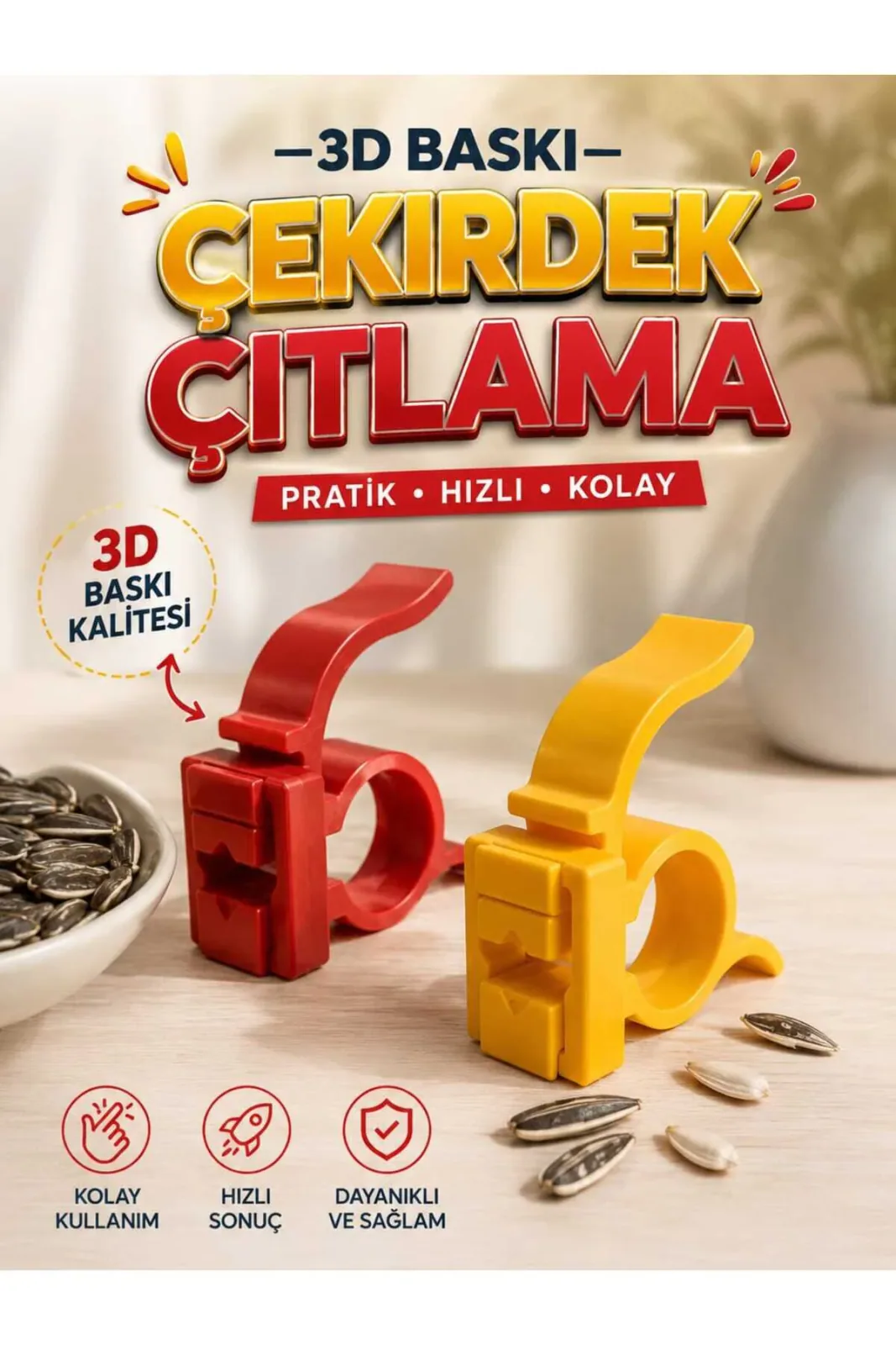 3D Baskı Çekirdek Kırıcı