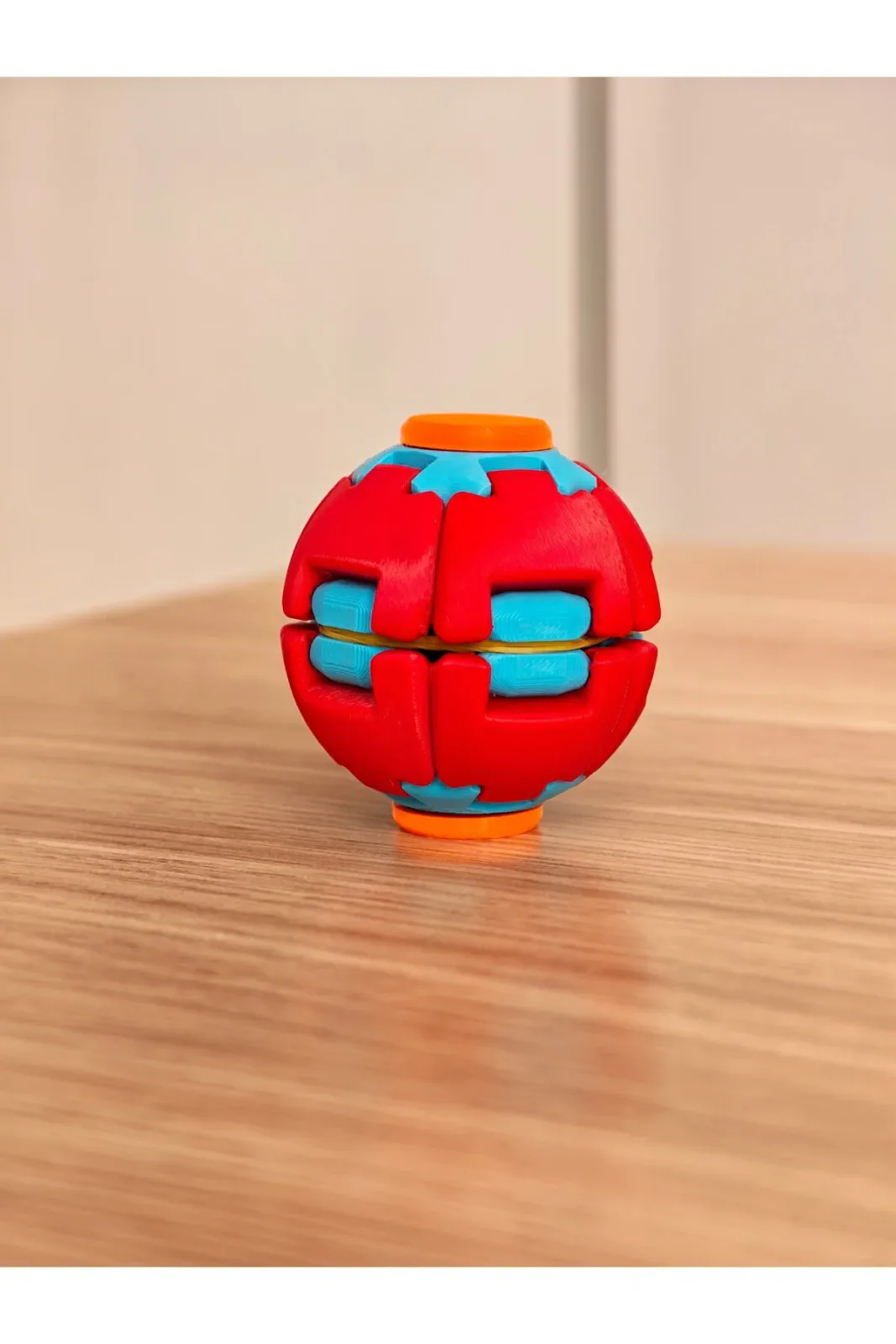 PopSpin Basınca Dönen Eğlenceli Top Oyuncağı - Dönen top Motor Becerisi Geliştirici Hareketli Top-Spın Ball-Stres Topu