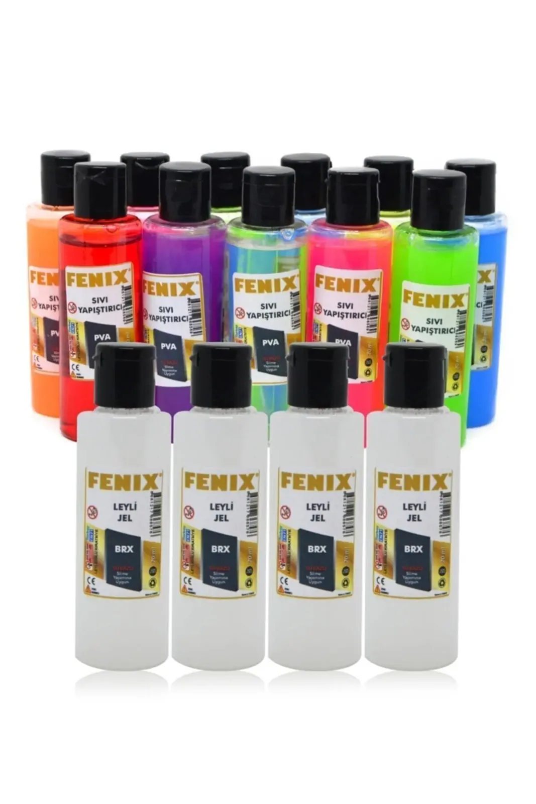 16 Parça Slime Yapım Seti