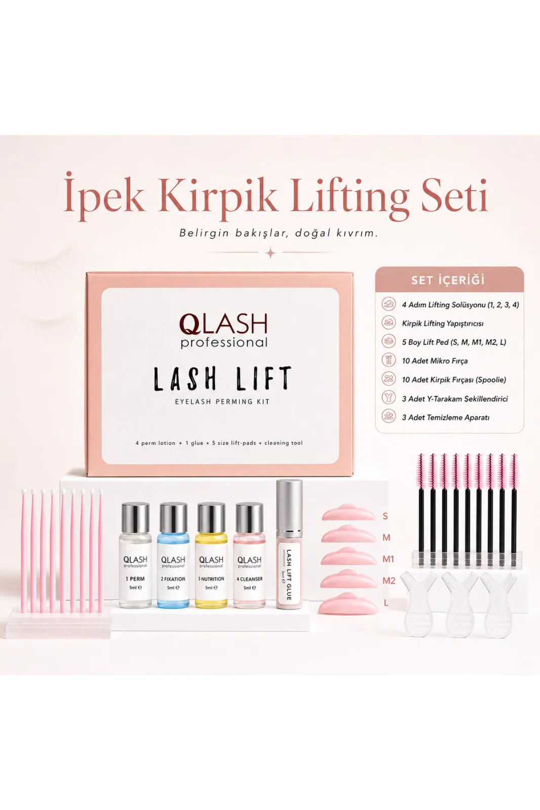 İpek Kirpik Lifting Seti