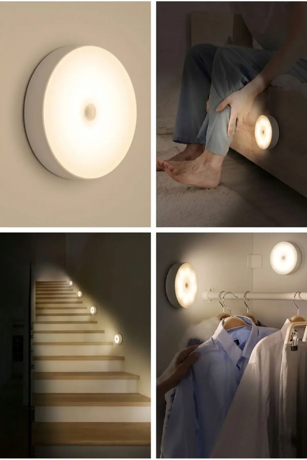4000K Sensörlü Kablosuz LED Kabin (Mıknatıslı)