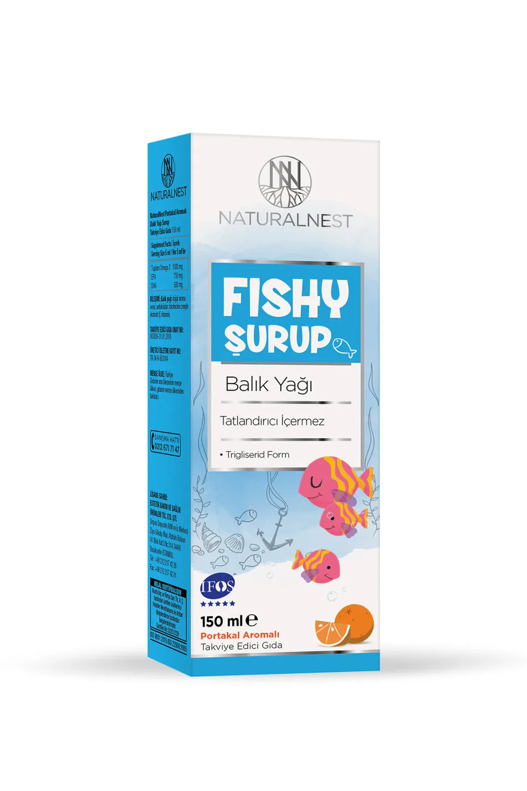 Fishy Balık Yağı Şurup 150 ml - 1500 mg Omega