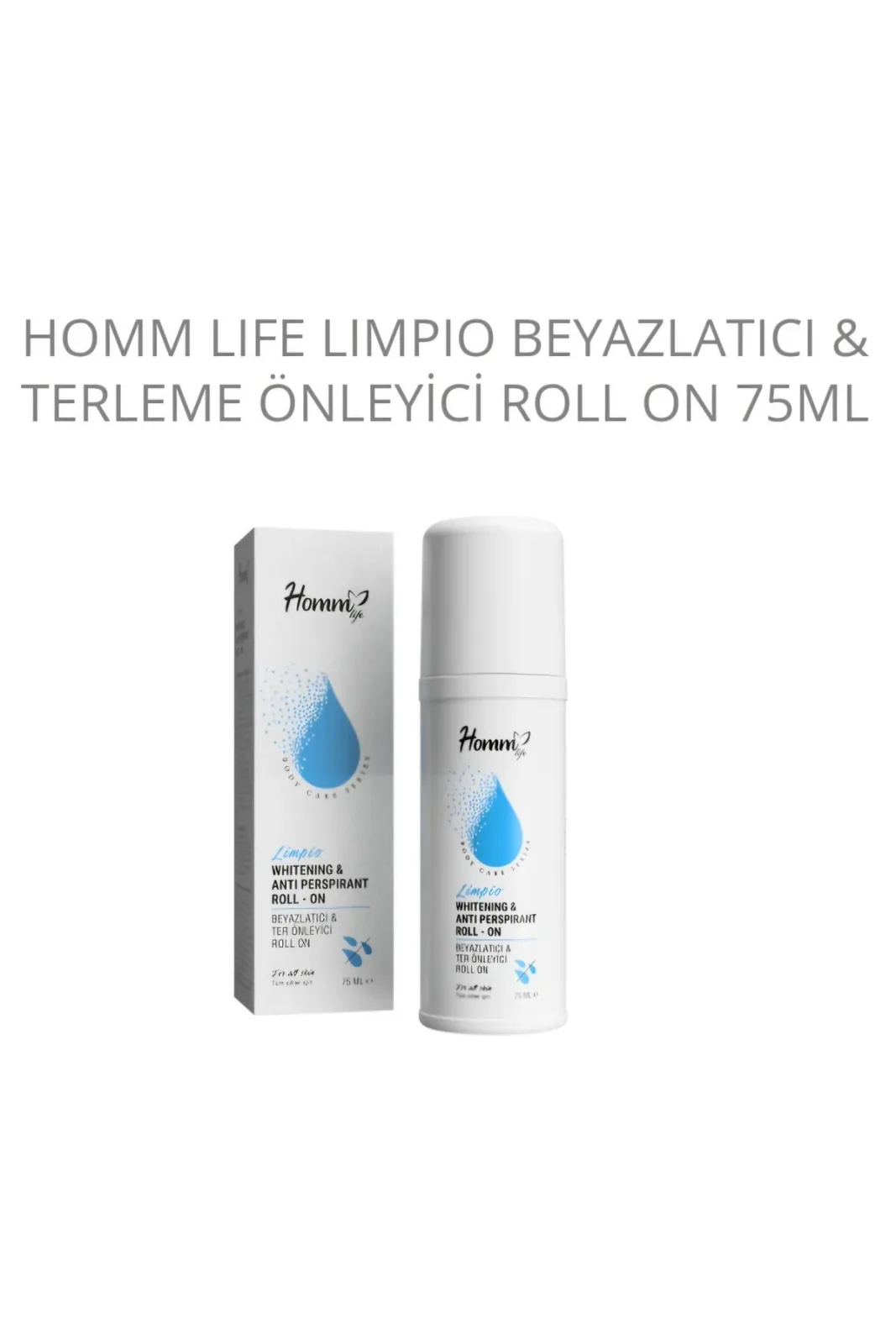 Homm Life Carine Beyazlatıcı ve Terleme Önleyici Roll on
