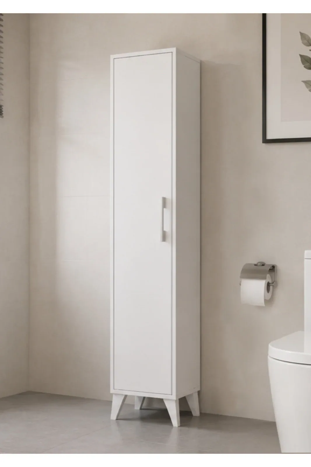 Aden Banyo Dolabı Beyaz