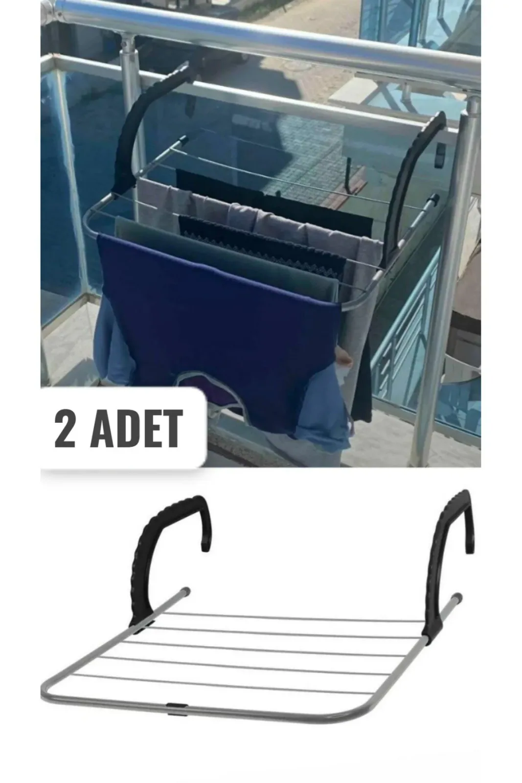2 Adet Petek Üstü Çamaşır Kurutmalık