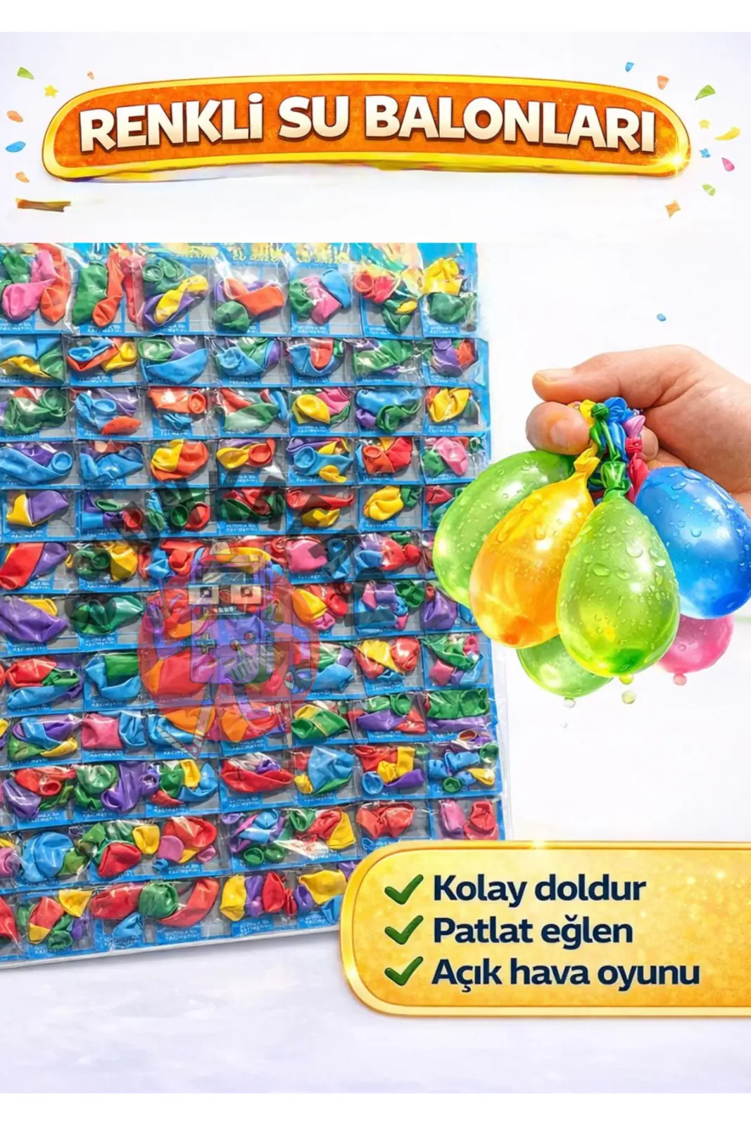 Renkli Su Balonları Toplu Paket