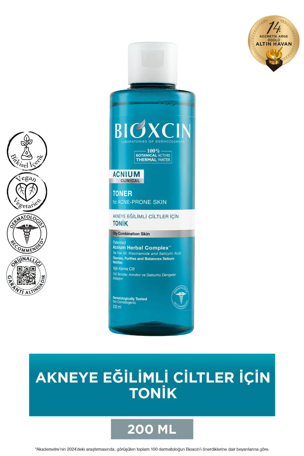 Acnium Yağlı ve Karma Cilt Salisilik Asit Tonik 200 Ml