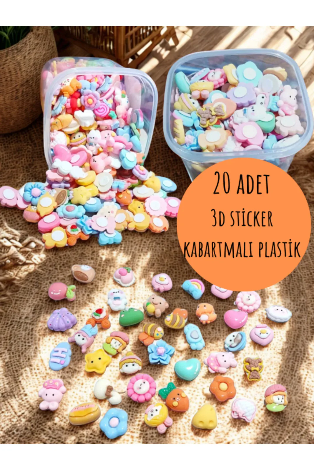 3D Kendinden Yapışkanlı Sticker