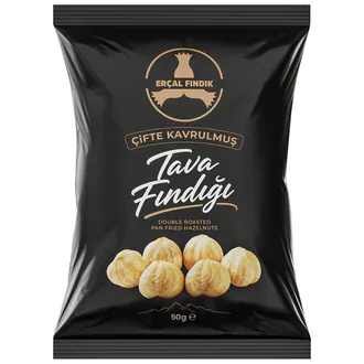 Erçal Çifte Kavrulmuş Fındık İçi 50 G