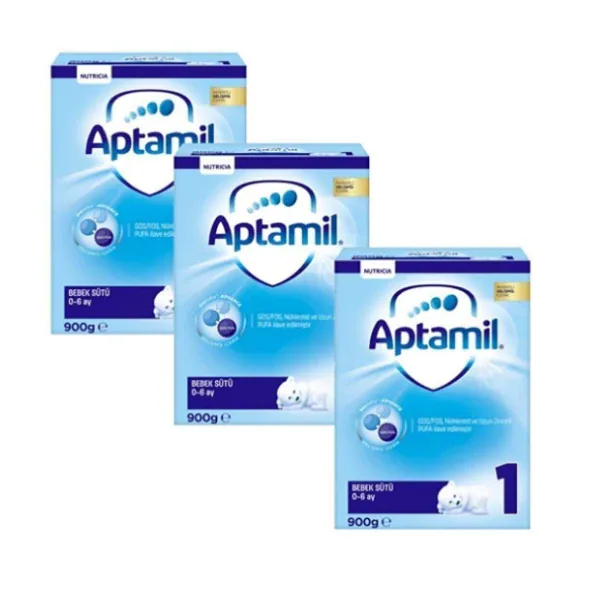 Aptamil 1 Bebek Sütü 900 gr 3 Adet