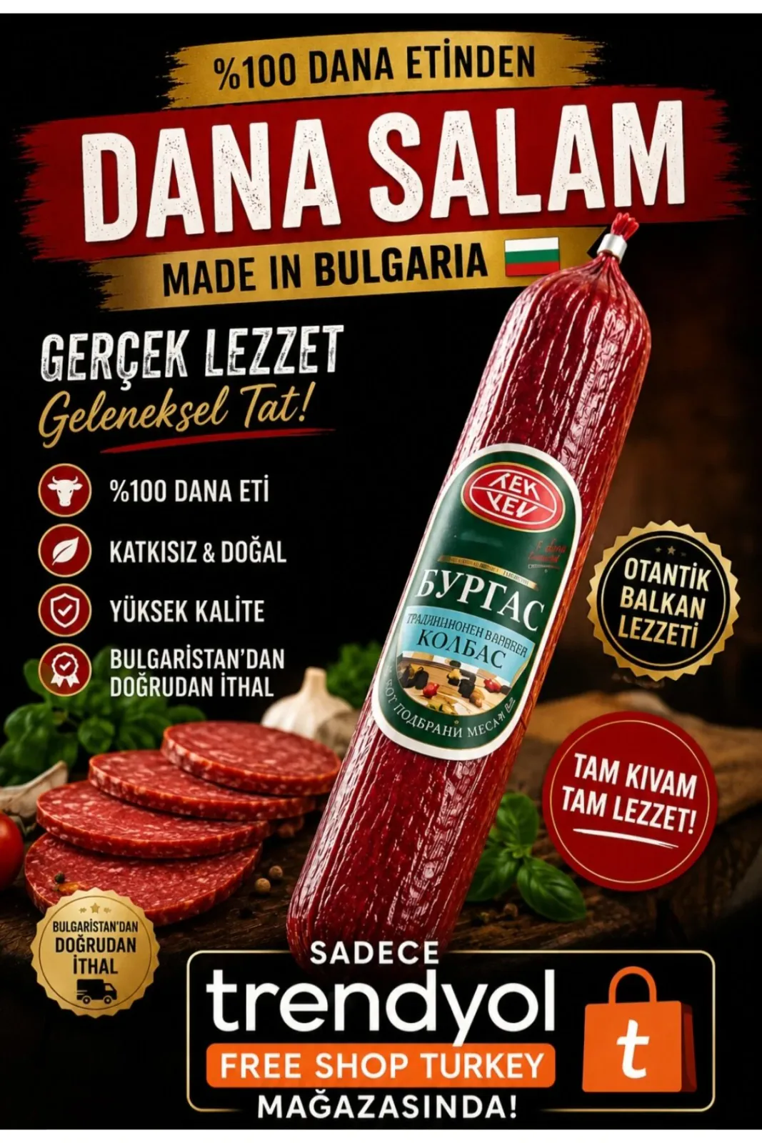 Burgaz Dana Salam 200 Gr