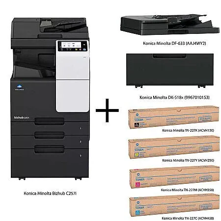Konica Minolta Bizhub C257i Çok Fonksiyonlu Renkli Lazer Yazıcı