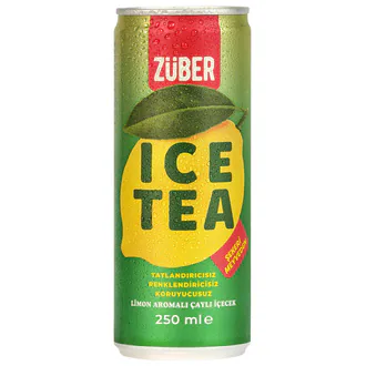 Züber Limon Aromalı Çaylı İçecek 250 Ml