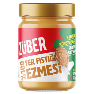 Züber %100 Fıstık Ezmesi 315 G