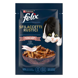 Felix Lezzetli Dilimler Yaş Mama Somonlu 80 G